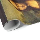 Leonardo Da Vinci's Mona Lisa Cadeaupapier (Rol Hoek)