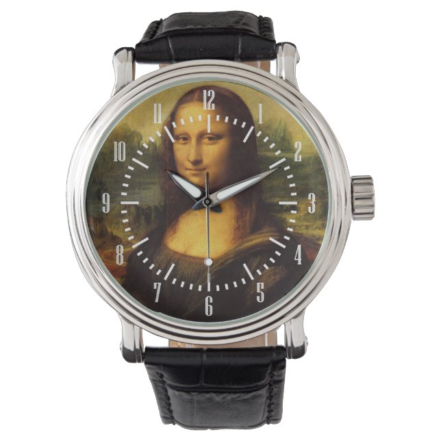 Leonardo Da Vinci's Mona Lisa Horloge (Voorkant)