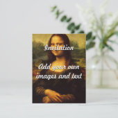 Leonardo Da Vinci's Mona Lisa Kaart (Staand voorkant)