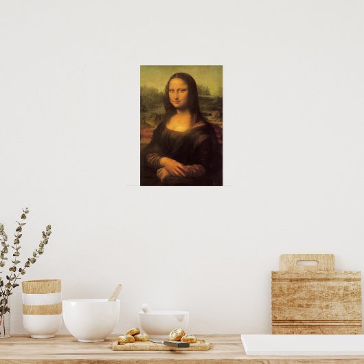 Leonardo Da Vinci's Mona Lisa Poster (Keuken)