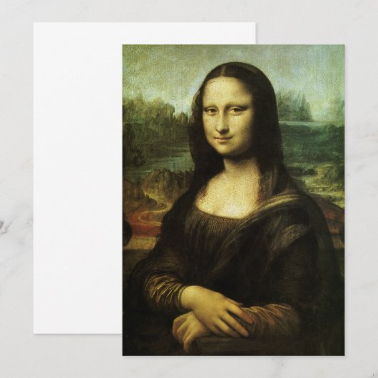 Leonardo da Vinci's Mona Lisa, Renaissancekunst (Voorkant / Achterkant)