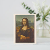 Leonardo da Vinci's Mona Lisa, Renaissancekunst Briefkaart (Staand voorkant)