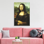 Leonardo da Vinci's Mona Lisa, Renaissancekunst Canvas Afdruk (Insitu (Woonkamer))