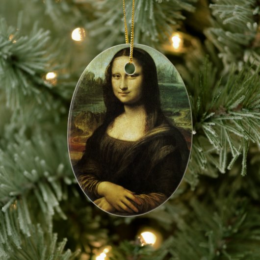 Leonardo da Vinci's Mona Lisa, Renaissancekunst Keramisch Ornament (Boom)