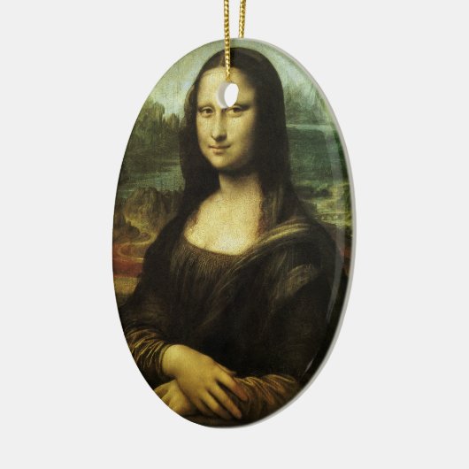 Leonardo da Vinci's Mona Lisa, Renaissancekunst Keramisch Ornament (Links)