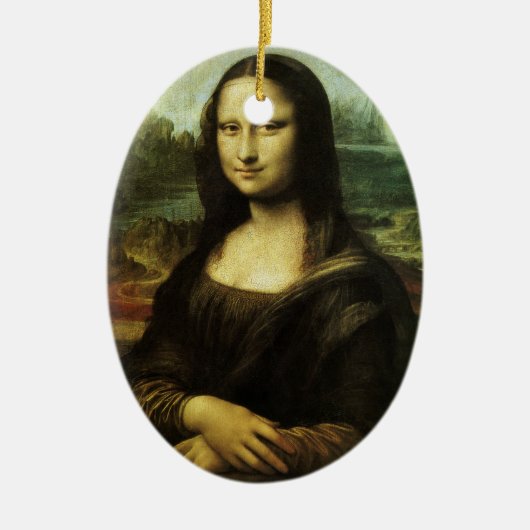 Leonardo da Vinci's Mona Lisa, Renaissancekunst Keramisch Ornament (Voorkant)