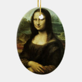 Leonardo da Vinci's Mona Lisa, Renaissancekunst Keramisch Ornament (Achterkant)
