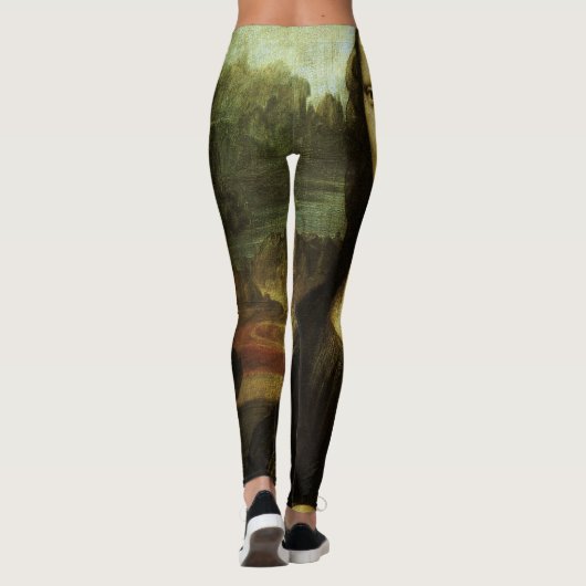 Leonardo da Vinci's Mona Lisa, Renaissancekunst Leggings (Achterkant)