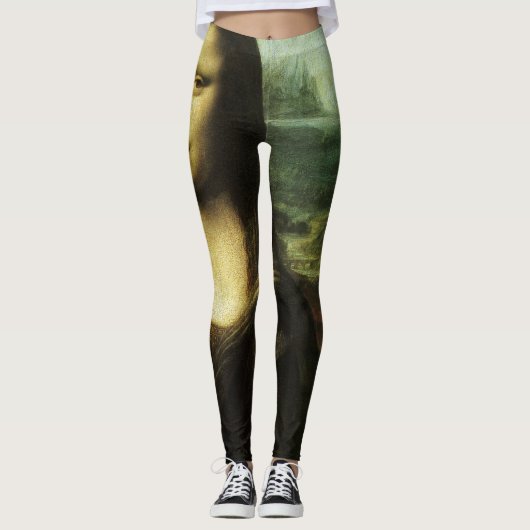 Leonardo da Vinci's Mona Lisa, Renaissancekunst Leggings (Voorkant)