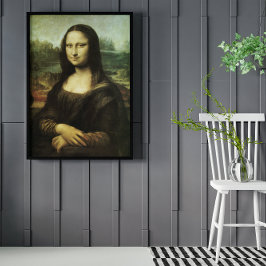 Leonardo da Vinci's Mona Lisa, Renaissancekunst Poster