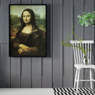 Leonardo da Vinci's Mona Lisa, Renaissancekunst Poster