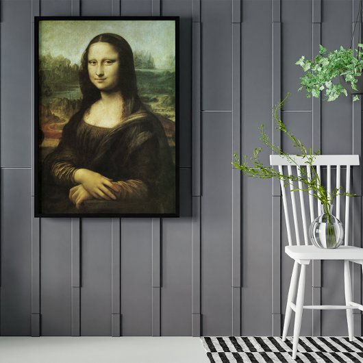 Leonardo da Vinci's Mona Lisa, Renaissancekunst Poster