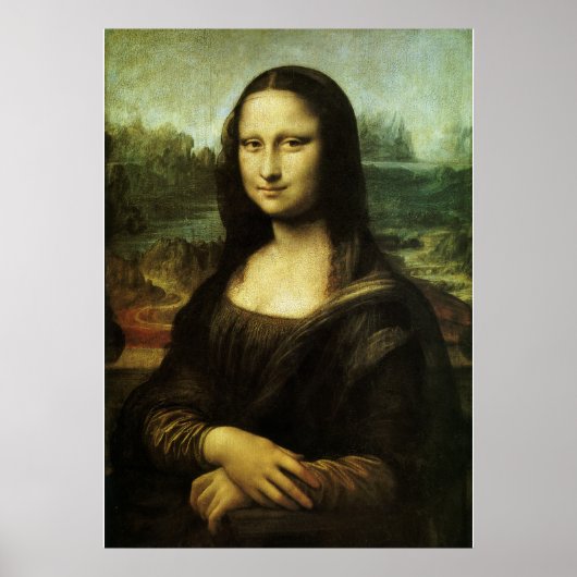 Leonardo da Vinci's Mona Lisa, Renaissancekunst Poster (Voorkant)
