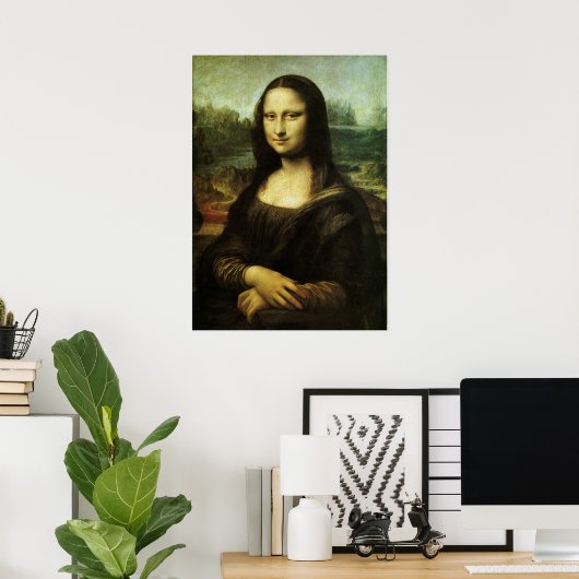 Leonardo da Vinci's Mona Lisa, Renaissancekunst Poster (Thuiskantoor)