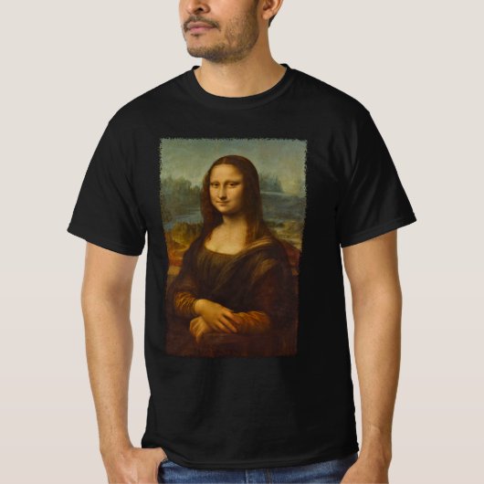 Leonardo da Vinci's Mona Lisa, Renaissancekunst T-shirt (Voorkant)