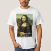 Leonardo da Vinci's Mona Lisa, Renaissancekunst T-shirt (Voorkant)