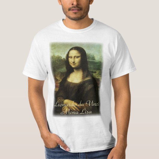 Leonardo da Vinci's Mona Lisa, Renaissancekunst T-shirt (Voorkant)