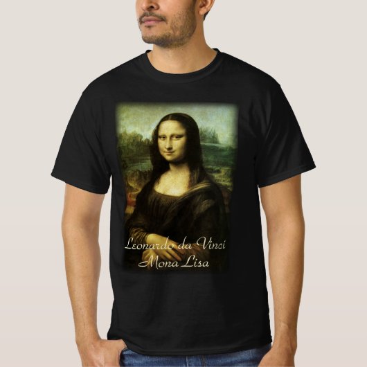 Leonardo da Vinci's Mona Lisa, Renaissancekunst T-shirt (Voorkant)