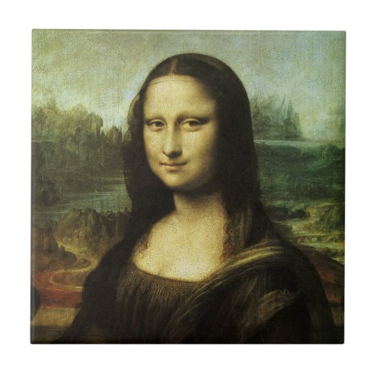 Leonardo da Vinci's Mona Lisa, Renaissancekunst Tegeltje (Voorkant)