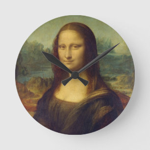Leonardo da Vinci's Mona Lisa Ronde Klok