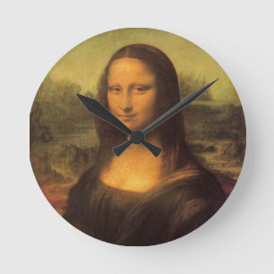 Leonardo Da Vinci's Mona Lisa Ronde Klok