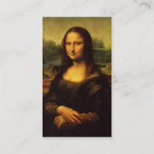 Leonardo Da Vinci's Mona Lisa Visitekaartje (Achterkant)