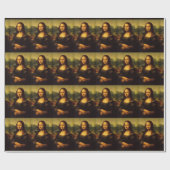 Leonardo da Vinci's Mona Lisa Wrapping Paper Cadeaupapier (Vlak)