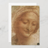 Leonardo da Vinci's Portret van de Heilige Anne St (Voorkant / Achterkant)