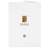 Leonardo da Vinci's Portret van de Heilige Anne St (Achterkant)