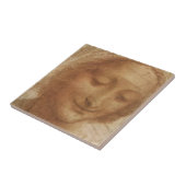 Leonardo da Vinci's Portret van de Heilige Anne St Tegeltje (Zijkant)