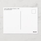 Leonardo da Vinci's reusachtige kruisboog wapen sc Briefkaart (Achterkant)