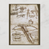 Leonardo da Vinci's reusachtige kruisboog wapen sc Briefkaart (Voorkant)