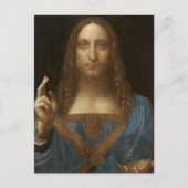 Leonardo da Vinci's Salvator Mundi (Jezus Christus Briefkaart (Voorkant)