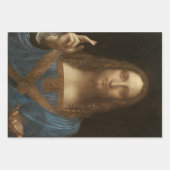 Leonardo da Vinci's Salvator Mundi (Jezus Christus Inpakpapier Vel (Voorkant 2)
