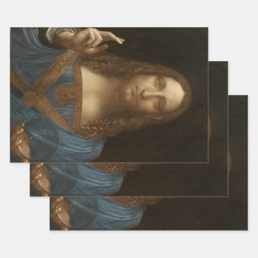 Leonardo da Vinci's Salvator Mundi (Jezus Christus Inpakpapier Vel (Set)
