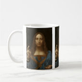 Leonardo da Vinci's Salvator Mundi (Jezus Christus Koffiemok (Links)