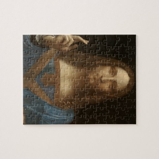 Leonardo da Vinci's Salvator Mundi (Jezus Christus Legpuzzel (Horizontaal)