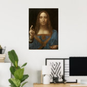 Leonardo da Vinci's Salvator Mundi (Jezus Christus Poster (Thuiskantoor)