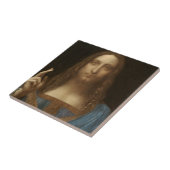 Leonardo da Vinci's Salvator Mundi (Jezus Christus Tegeltje (Zijkant)