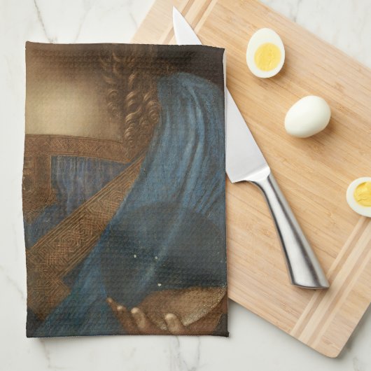 Leonardo da Vinci's Salvator Mundi (Jezus Christus Theedoek (Quarter Fold)