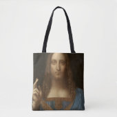 Leonardo da Vinci's Salvator Mundi (Jezus Christus Tote Bag (Voorkant)