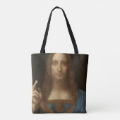 Leonardo da Vinci's Salvator Mundi (Jezus Christus Tote Bag (Achterkant)