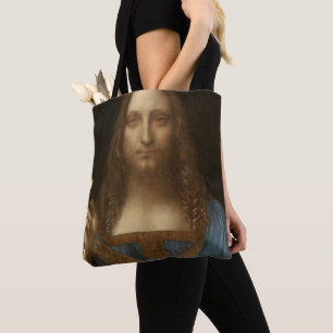 Leonardo da Vinci's Salvator Mundi (Jezus Christus Tote Bag