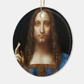 Leonardo da Vinci's Salvator Mundi Keramisch Ornament (Links)