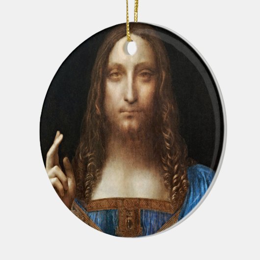 Leonardo da Vinci's Salvator Mundi Keramisch Ornament (Links)