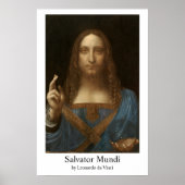 Leonardo da Vinci's Salvator Mundi Poster (Voorkant)