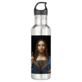 Leonardo da Vinci's Salvator Mundi Waterfles (Voorkant)