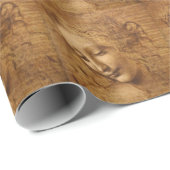 Leonardo da Vinci's Scapigliata, hoofd van een vro Cadeaupapier (Rol Hoek)