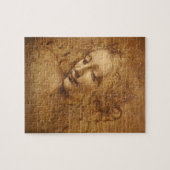 Leonardo da Vinci's Scapigliata, hoofd van een vro Legpuzzel (Horizontaal)