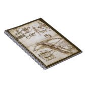 Leonardo da Vinci's schets van het reusachtige kru Notitieboek (Rechterzijde)